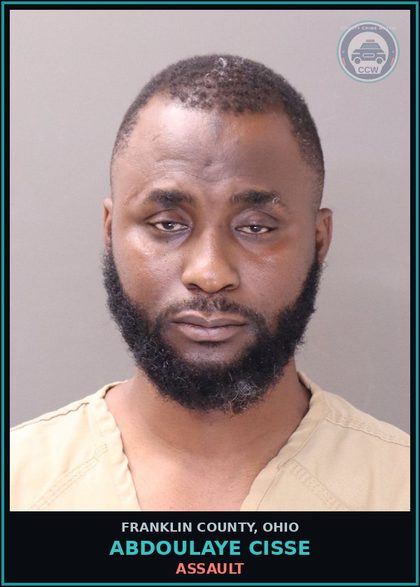 CCW arrest card for Abdoulaye Cisse in Franklin County: FALSIFICATION