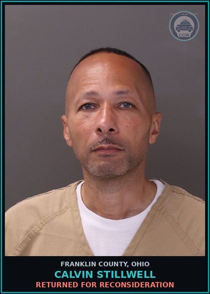 CCW arrest card for Calvin Stillwell in Franklin County: RETURNED FOR RECONSIDERATION