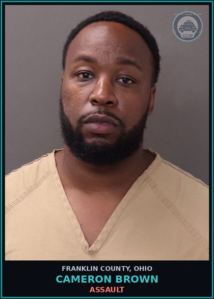 CCW arrest card for Cameron Brown in Franklin County: s3xual BATTERY