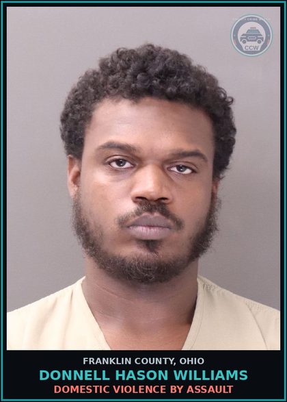 CCW arrest card for Donnell Hason Williams in Franklin County: FAILURE TO REINSTATE