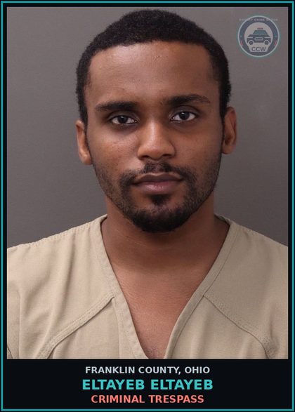 CCW arrest card for Eltayeb Eltayeb in Franklin County: DOMESTIC VIOLENCE THREATS