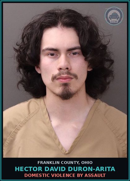 CCW arrest card for Hector David Duron-Arita in Franklin County: DOMESTIC VIOLENCE BY ASSAULT