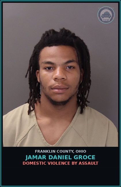CCW arrest card for Jamar Daniel Groce in Franklin County: R.S.P. $300-$5000
