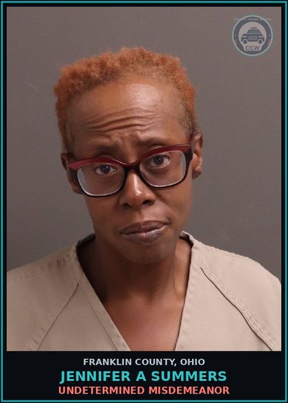 CCW arrest card for Jennifer A Summers in Franklin County: UNDETERMINED MISDEMEANOR