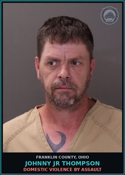 CCW arrest card for Johnny Jr Thompson in Franklin County: PROBATION VIOLATION - MISDEMEANOR
