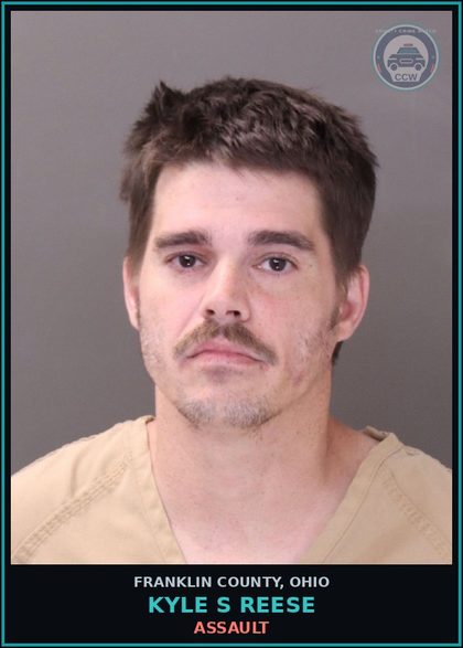 CCW arrest card for Kyle S Reese in Franklin County: ASSAULT