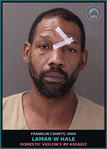 CCW arrest card for Lamar W Hale in Franklin County: DOMESTIC VIOLENCE BY ASSAULT