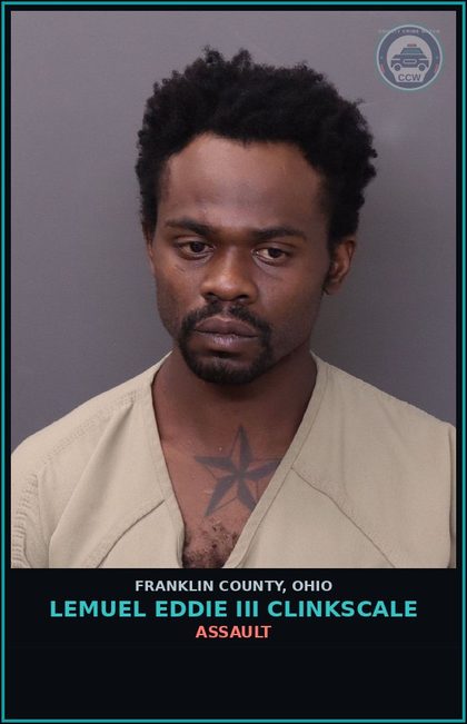 CCW arrest card for Lemuel Eddie Iii Clinkscale in Franklin County: ASSAULT