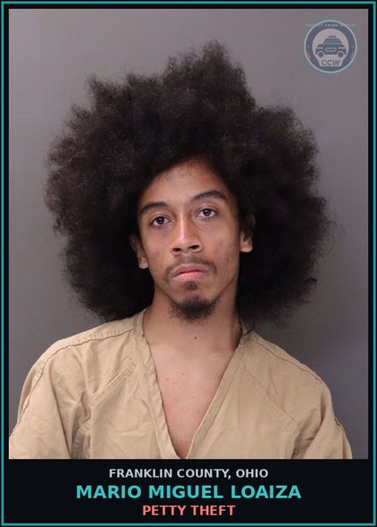 CCW arrest card for Mario Miguel Loaiza in Franklin County: SUBPOENA