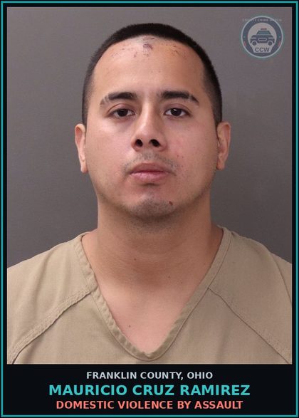 CCW arrest card for Mauricio Cruz Ramirez in Franklin County: FAILURE TO COMPLY WITH ORDER OR SIGNAL OF POLICE