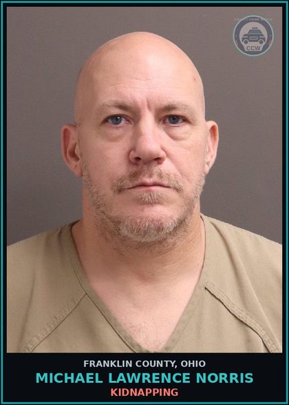 CCW arrest card for Michael Lawrence Norris in Franklin County: AGGRAVATED ROBBERY