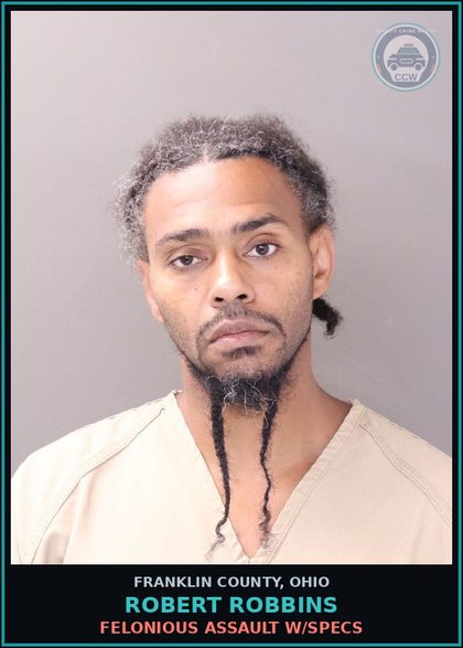 CCW arrest card for Robert Robbins in Franklin County: APA PAROLE HOLD