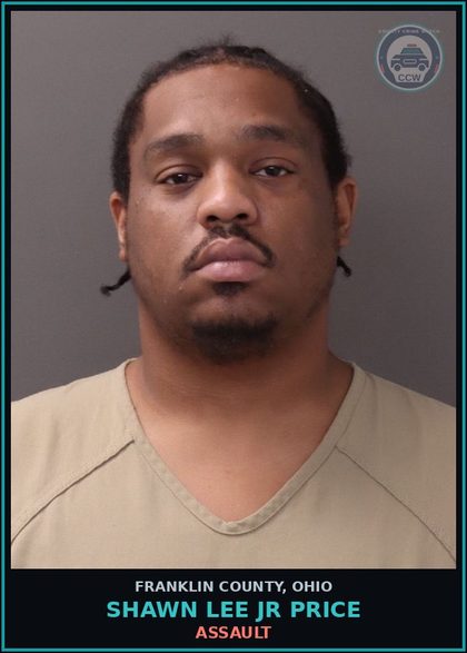 CCW arrest card for Shawn Lee Jr Price in Franklin County: ASSAULT