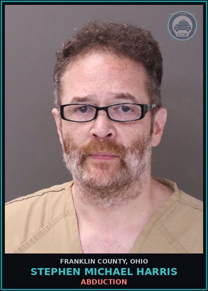 CCW arrest card for Stephen Michael Harris in Franklin County: ABDUCTION