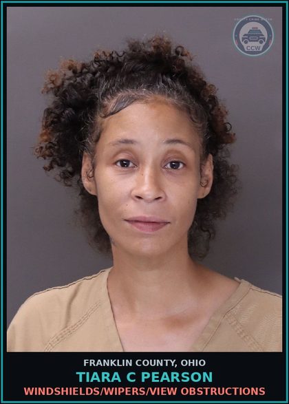 CCW arrest card for Tiara C Pearson in Franklin County: DRUG PARAPHERNALIA