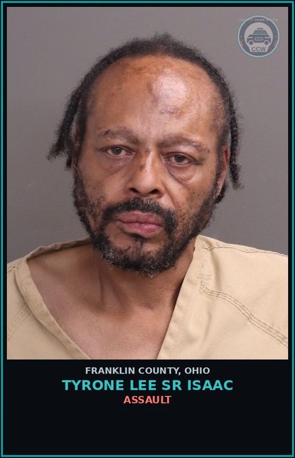 CCW arrest card for Tyrone Lee Sr Isaac in Franklin County: POSSESSION OF COCAINE