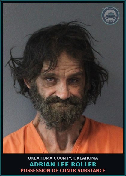 CCW arrest card for Adrian Lee Roller in Oklahoma County: BURNING IN EMERGENCY DROUGHT CONDITION