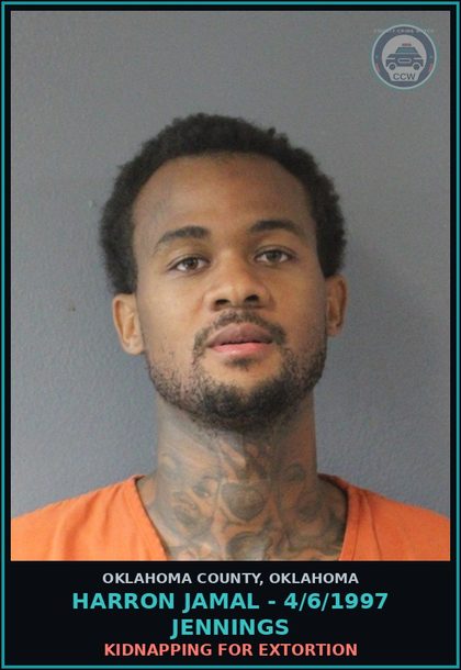 CCW arrest card for Harron Jamal - 4/6/1997 Jennings in Oklahoma County: USE OF FIREARM WHILE COMMITTING A FELONY