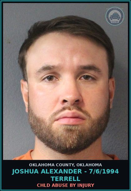 CCW arrest card for Joshua Alexander - 7/6/1994 Terrell in Oklahoma County: DOMESTIC ABUSE IN PRESENCE OF MINOR