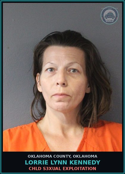 CCW arrest card for Lorrie Lynn Kennedy in Oklahoma County: HUMAN TRAFFICKING