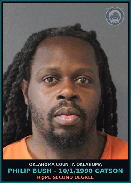 CCW arrest card for Philip Bush - 10/1/1990 Gatson in Oklahoma County: ENGAGING IN Prosti, LEWDNESS OR ASSIGNATION