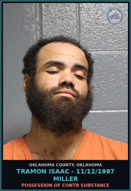 CCW arrest card for Tramon Isaac - 11/12/1997 Miller in Oklahoma County: ENDANGERING OTHERS WHILE ELUDING POLICE OFFICER
