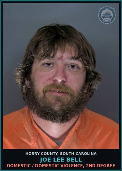 CCW arrest card for Joe Lee Bell in Horry County: Domestic / Domestic Violence, 2nd degree