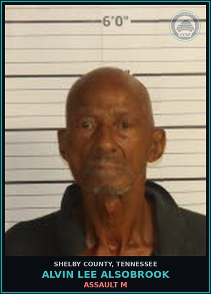 CCW arrest card for ALVIN LEE ALSOBROOK in Shelby County: ASSAULT M