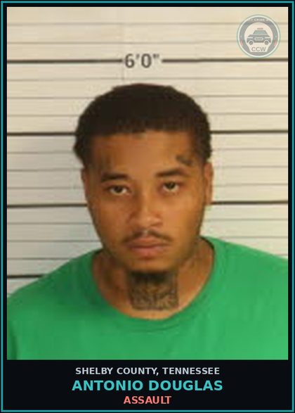 CCW arrest card for ANTONIO DOUGLAS in Shelby County: s3xual BATTERY