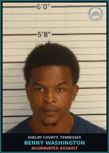 CCW arrest card for BENNY WASHINGTON in Shelby County: AGGRAVATED ASSAULT