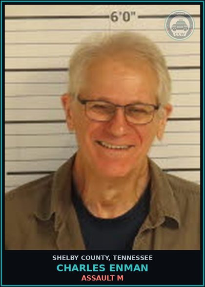 CCW arrest card for CHARLES ENMAN in Shelby County: ASSAULT M