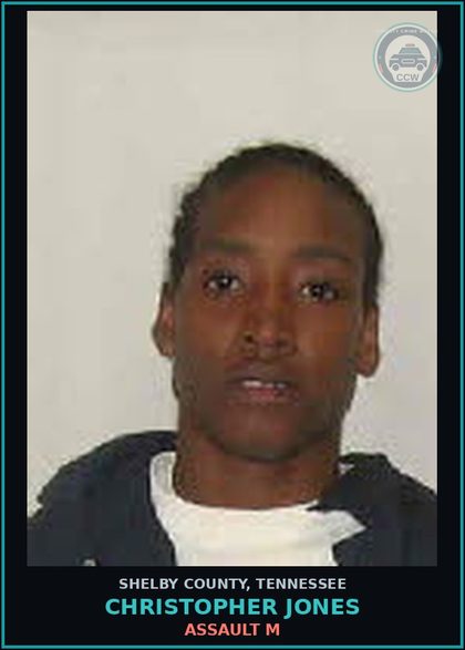 CCW arrest card for CHRISTOPHER JONES in Shelby County: ASSAULT M