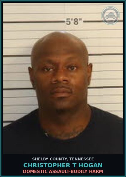 CCW arrest card for CHRISTOPHER T HOGAN in Shelby County: DOMESTIC ASSAULT-BODILY HARM