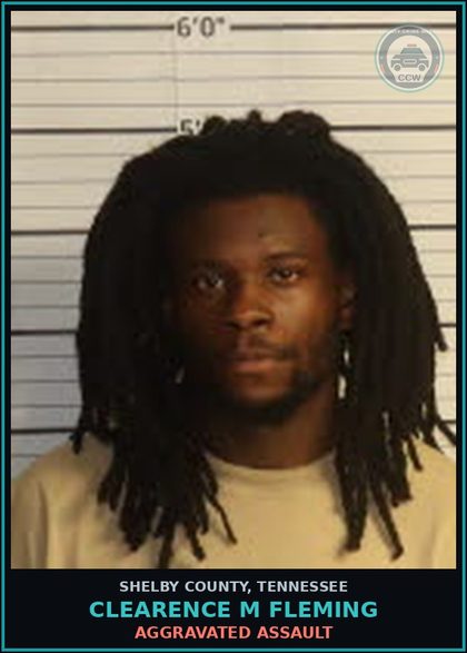 CCW arrest card for CLEARENCE M FLEMING in Shelby County: CRIMINAL ATTEMPT-ROBBERY