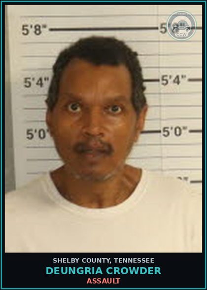 CCW arrest card for DEUNGRIA CROWDER in Shelby County: s3xual BATTERY