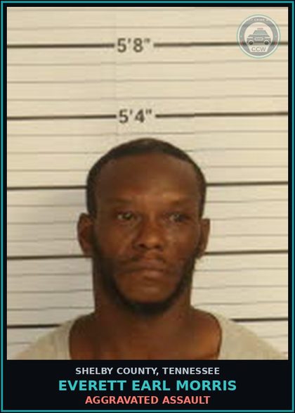 CCW arrest card for EVERETT EARL MORRIS in Shelby County: DOMESTIC ASSAULT-BODILY HARM