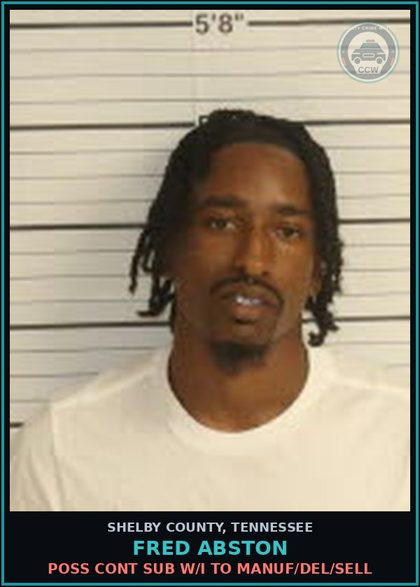 CCW arrest card for FRED ABSTON in Shelby County: OPERATE CAR W/REFLECTORIZED WINDOWS