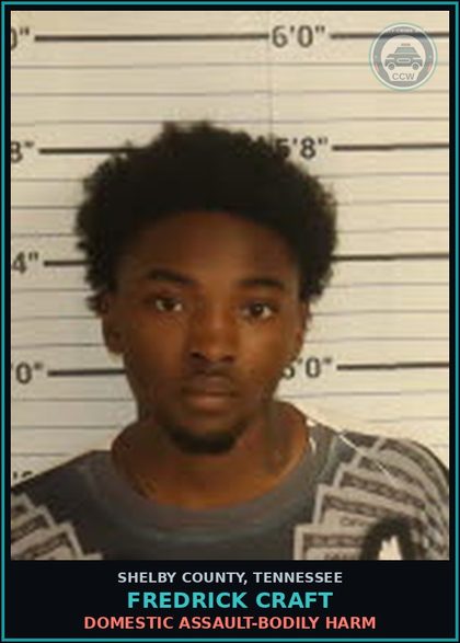 CCW arrest card for FREDRICK CRAFT in Shelby County: DOMESTIC ASSAULT-BODILY HARM
