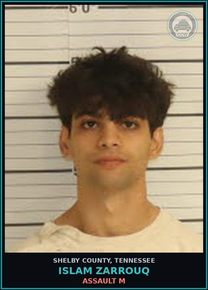 CCW arrest card for ISLAM ZARROUQ in Shelby County: ASSAULT M