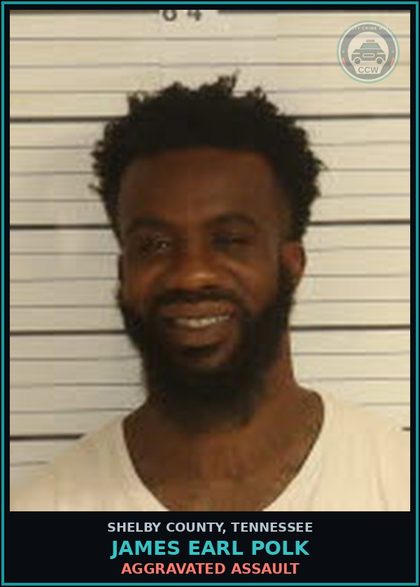 CCW arrest card for JAMES EARL POLK in Shelby County: AGGRAVATED ASSAULT