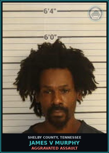 CCW arrest card for JAMES V MURPHY in Shelby County: AGGRAVATED ASSAULT