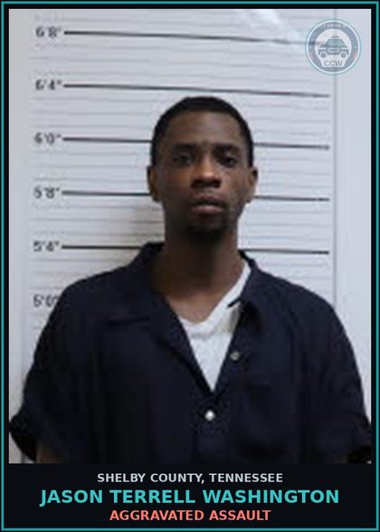 CCW arrest card for JASON TERRELL WASHINGTON in Shelby County: AGGRAVATED ASSAULT