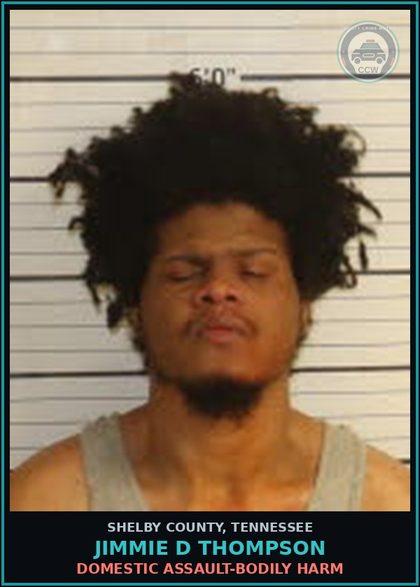 CCW arrest card for JIMMIE D THOMPSON in Shelby County: DOMESTIC ASSAULT-BODILY HARM
