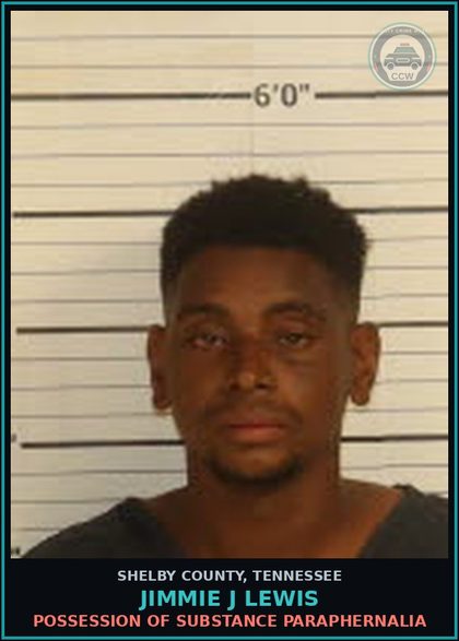 CCW arrest card for JIMMIE J LEWIS in Shelby County: CRIMINAL TRESPASS