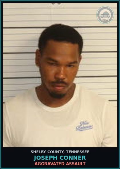 CCW arrest card for JOSEPH CONNER in Shelby County: AGGRAVATED ASSAULT
