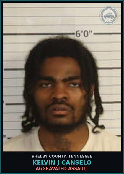 CCW arrest card for KELVIN J CANSELO in Shelby County: AGGRAVATED ASSAULT