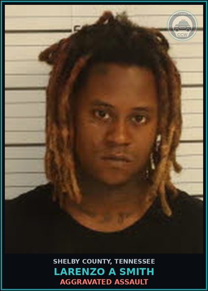 CCW arrest card for LARENZO A SMITH in Shelby County: DOMESTIC ASSAULT-BODILY HARM