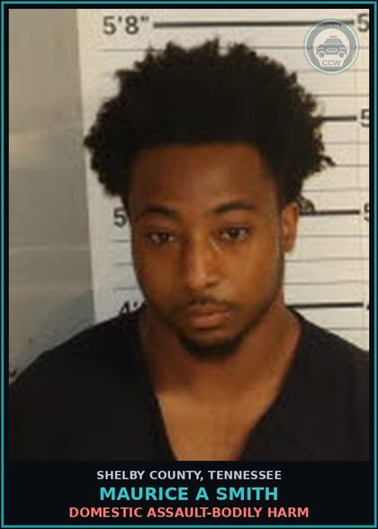 CCW arrest card for MAURICE A SMITH in Shelby County: THEFT OF PROPERTY $1000 OR LESS
