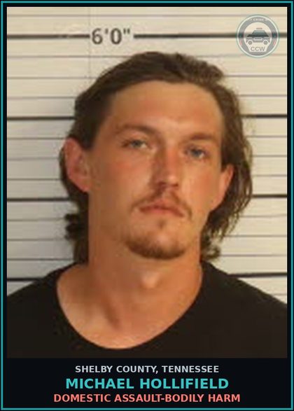 CCW arrest card for MICHAEL HOLLIFIELD in Shelby County: DOMESTIC ASSAULT-BODILY HARM