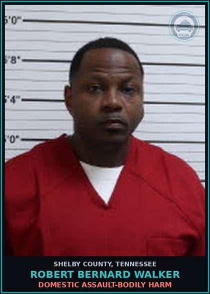 CCW arrest card for ROBERT BERNARD WALKER in Shelby County: DOMESTIC ASSAULT-BODILY HARM